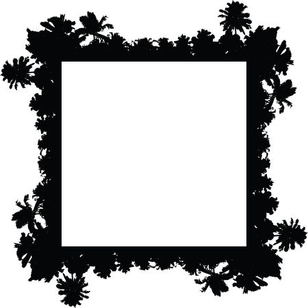 Free Clipart Of A palm tree border