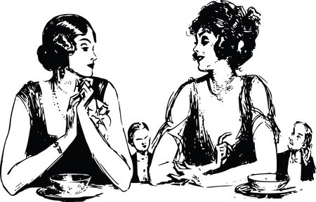 Free Clipart Of women talking