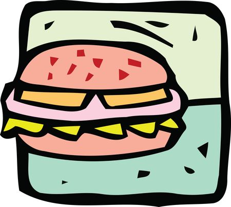 Free Clipart Of A cheeseburger