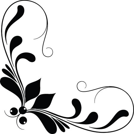 Free Clipart Of A floral design element
