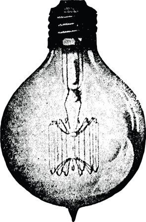 Free clipart of a vintage light bulb