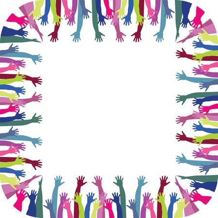 Free Clipart Of A frame of hands