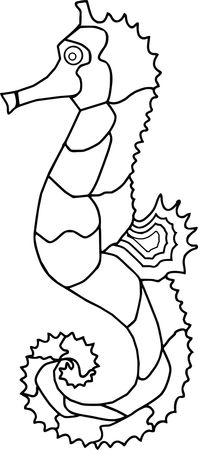 Free Clipart Of A seahorse