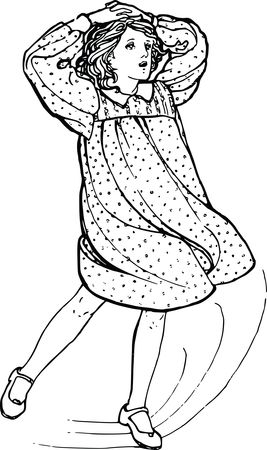 Free Clipart Of a girl dancing