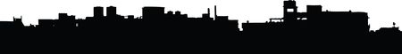 Free Clipart Of a silhouetted city