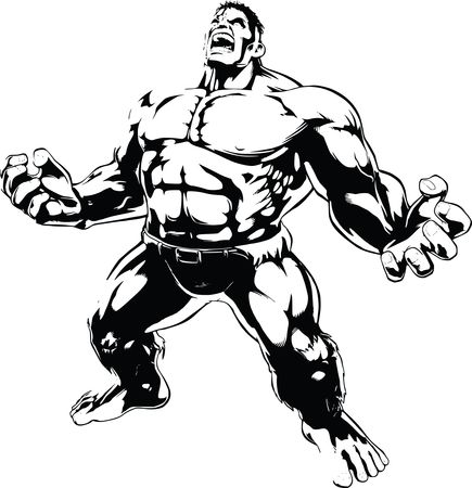 Free Clipart of the hulk