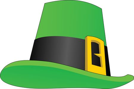 Free Clipart Of A St Paddys Day Leprechaun Hat