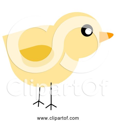 Free Clipart of Baby Yellow Chick