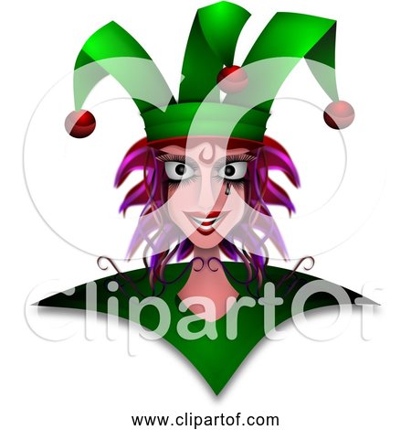 Free Clipart of Harlequin