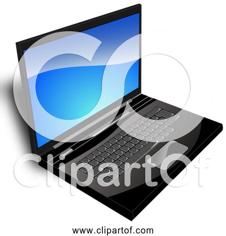 Free Clipart of a Computer Laptop