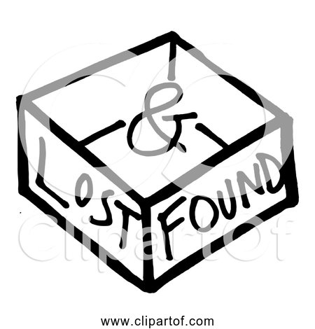 Free Clipart of Lost and Found Box
