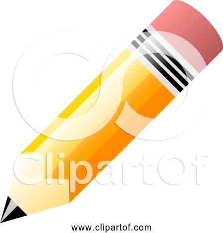 Free Clipart of a Fat Pencil