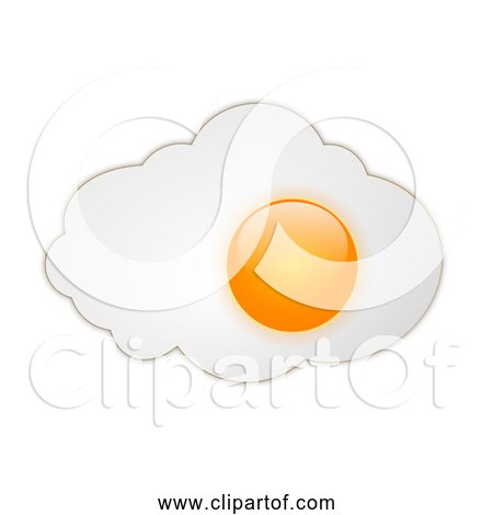Free Clipart of Fried Egg