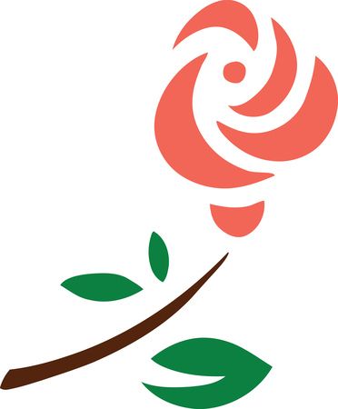 Free Clipart Of A peach rose