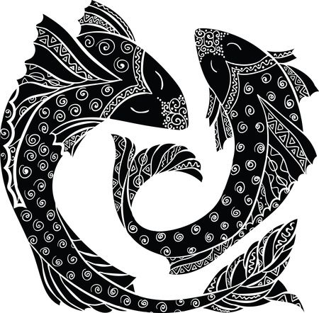 Free Clipart Of Horoscope Astrology Zodiac Pisces Fish