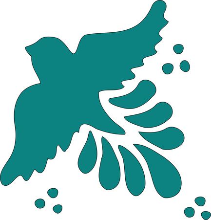 Free Clipart Of A Teal Mexican Bird