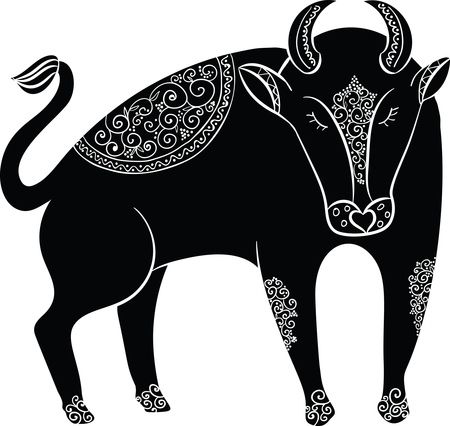 Free Clipart Of A Horoscope Astrology Zodiac Taurus Bull