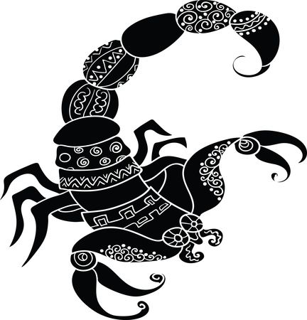 Free Clipart Of A Horoscope Astrology Zodiac Scorpio Scorpion