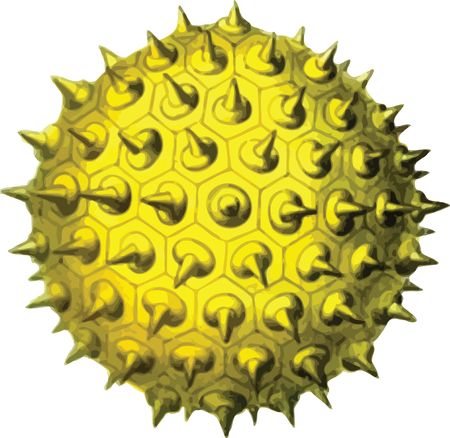 Free Clipart Of A pollen spore