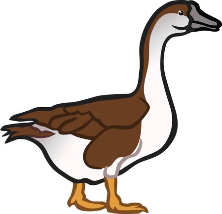 Free Clipart Of A Goose