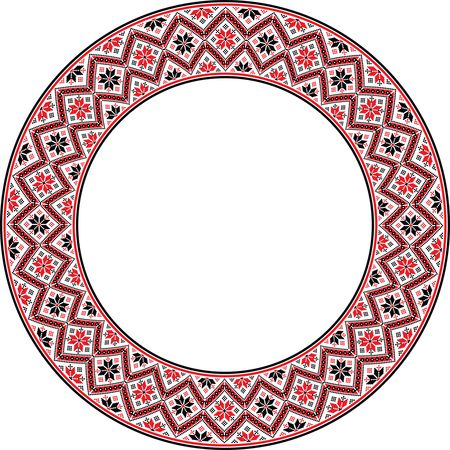 Free Clipart Of A patterned embroidery round frame