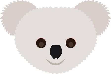 Free Clipart Of A koala face