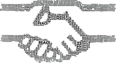 Free Clipart Of peace hands shaking