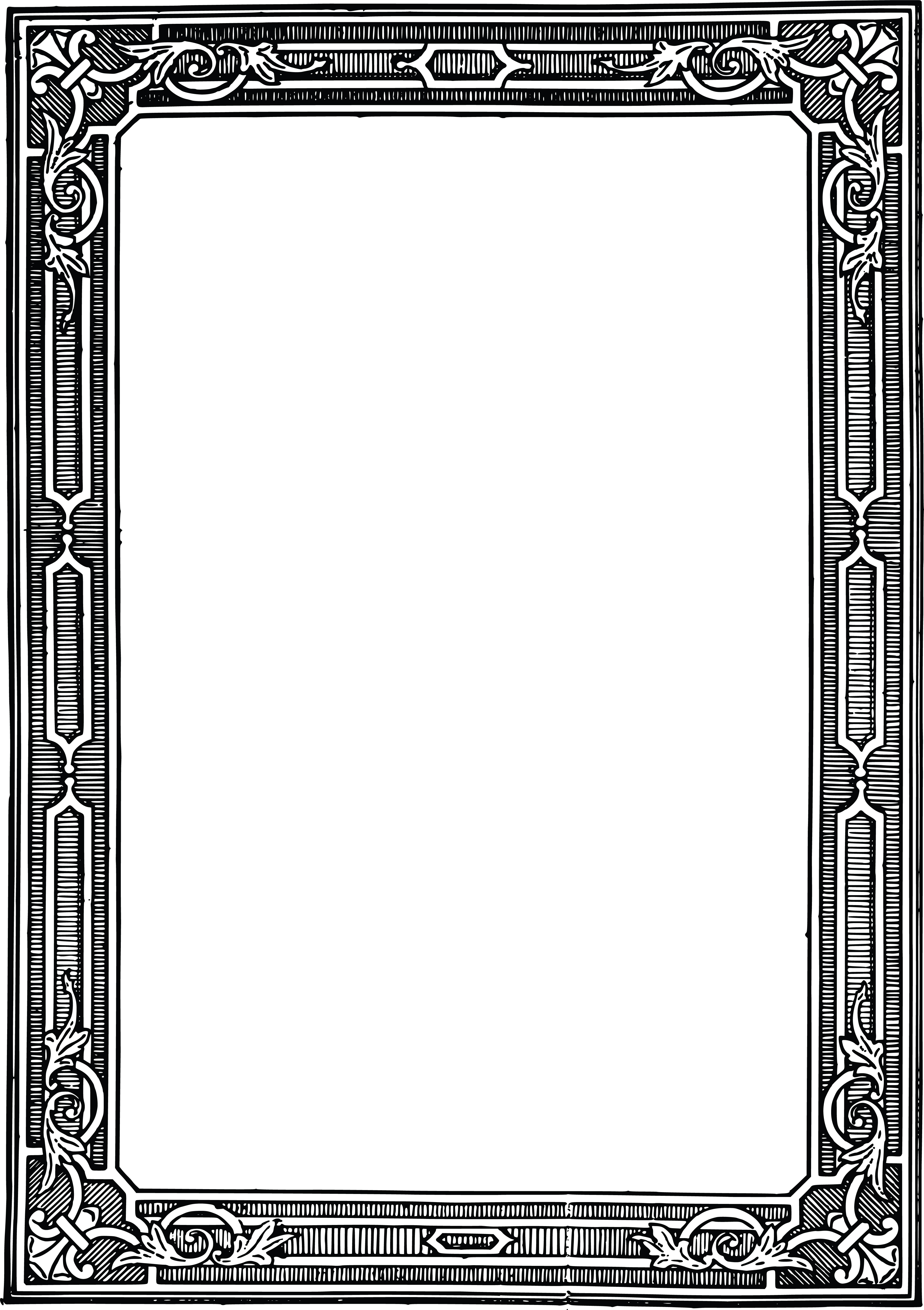Black And White Png Frame