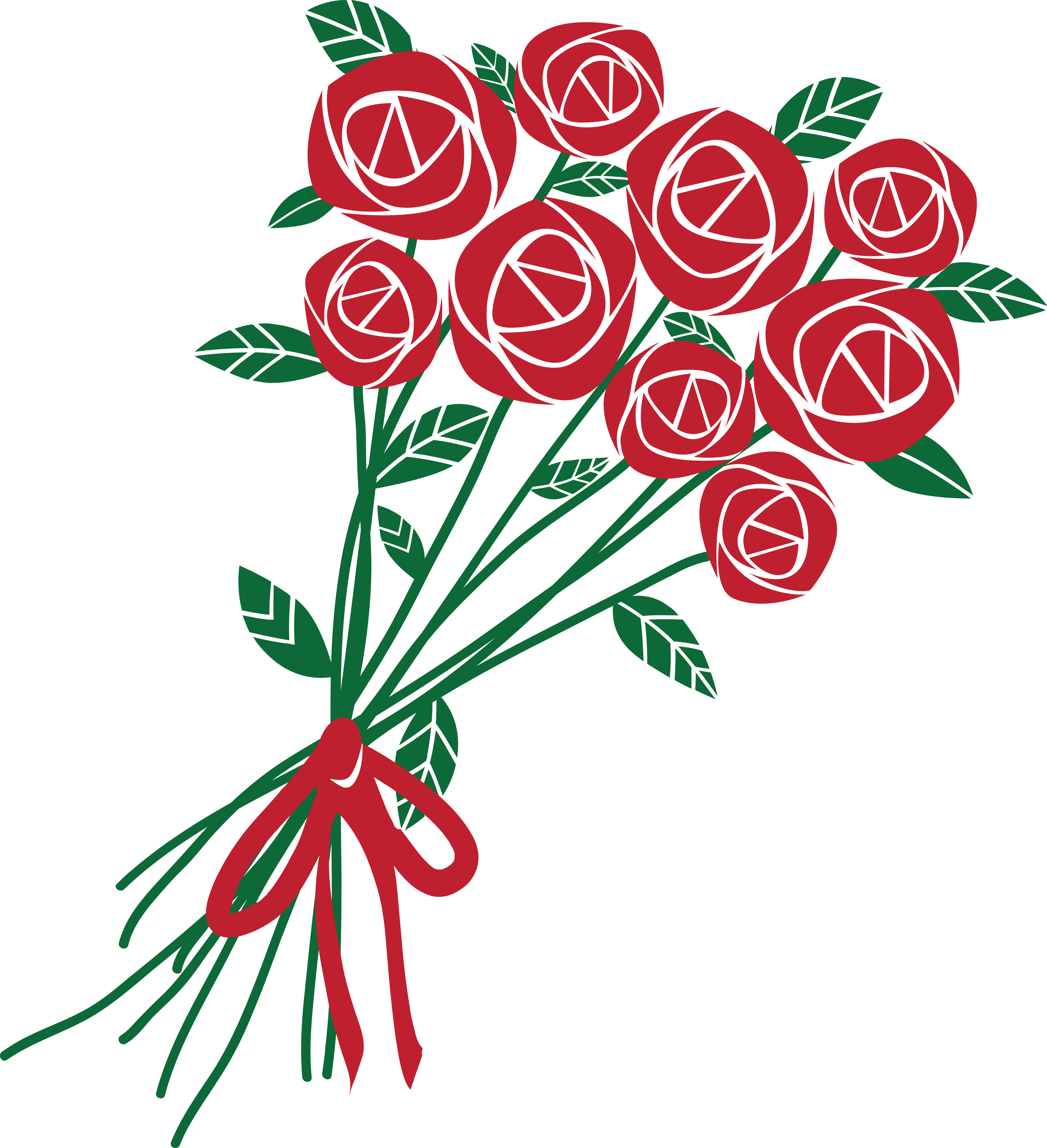 clipart images of red roses - photo #46